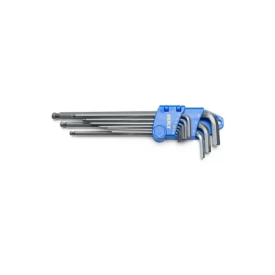 JUEGO LLAVES ALLEN S.LARGA 1-10MM 9PZS PTA BOLA