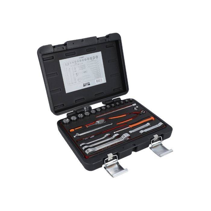 JGO BOCALLAVE C/ACCESORIO 1/4 Y LLAVE FIJAS 33PZ