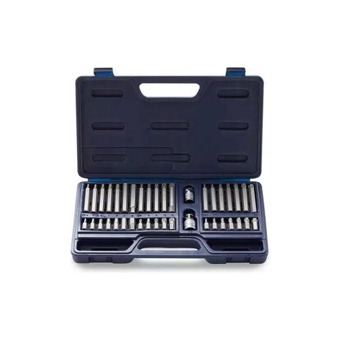 JGO. PUNTAS TORX ALLEN MULTIESTRIAS 40 PZAS.