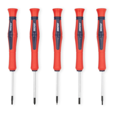 JGO. DESTORNILLADOR PERILLERO ELECTRINICA X 5 PZAS