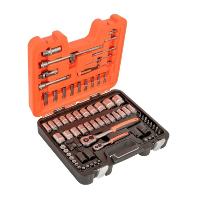 JUEGO DE TUBOS ENC. 1/4 - 1/2 MM Y PULG. 77 PZS.