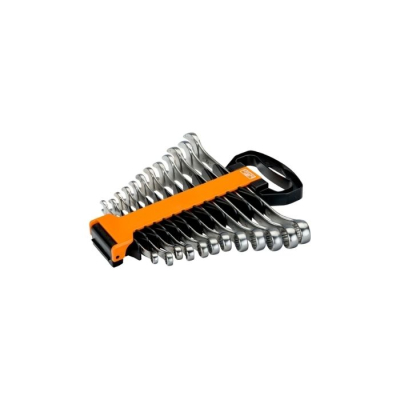 JGO. LLAVES COMBINADAS 8MM A 19MM c/SOPORTE PLASTI