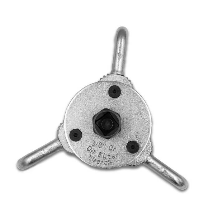 LLAVE SACA FILTRO ACEITE AJUSTABLE 3 PATAS REDONDA