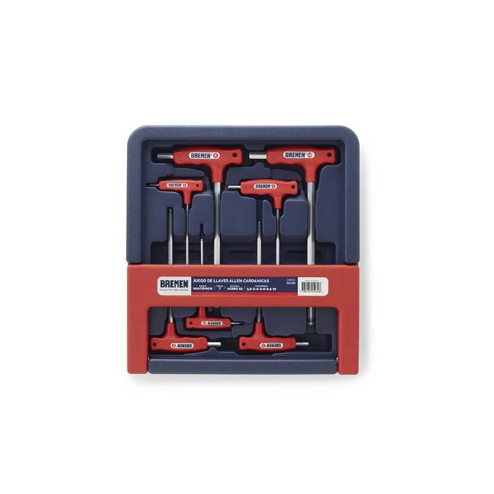 LLAVES ALLEN  T CARDANICA X 7 PZS